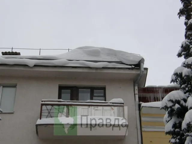 Крига і сніг – смертельна загроза для франківчан (Фоторепортаж) — фото 3