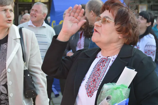 Івано-Франківськ із передвиборчим візитом відвідав кандидат в президенти Украни Олег Тягнибок (Фоторепортаж) — фото 4