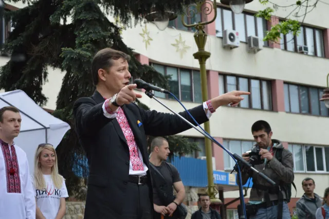Ляшко в Івано-Франківську співав «Путін х*йло» (Фото) + (Відео) — фото 3