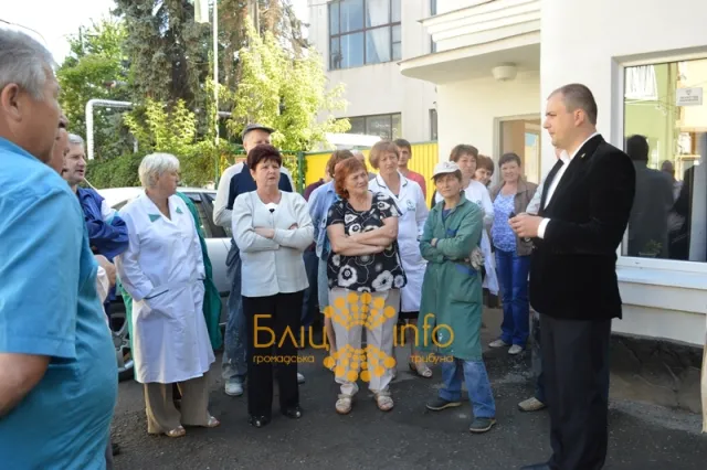 Працівники заводу «Княгинин» виступили проти нового керівника (Фоторепортаж) — фото 1