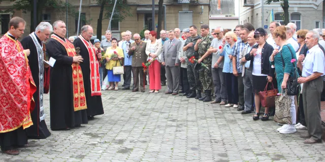 Відбулась спільна молитва з нагоди 70-річчя визволення Івано-Франківська від фашистських загарбників (Фоторепортаж) — фото 7