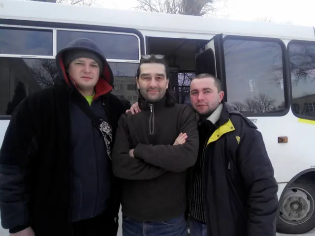 «Фронтовий вертеп» з Івано-Франківська продовжує відвідувати все нові військові і міліцейські частини у зоні АТО (Фоторепортаж) — фото 11
