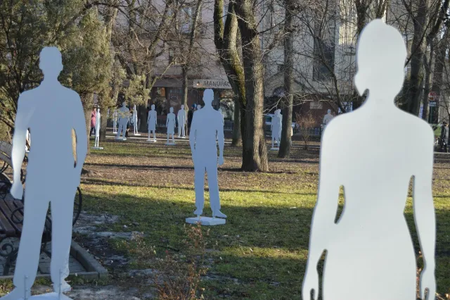 У центрі Франківська з'явилися «Невидимі» (Фоторепортаж) — фото 3