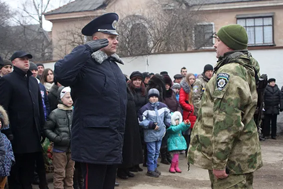 Бійці батальйону «Івано-Франківськ» відправилися у зону АТО (Фото) — фото 5