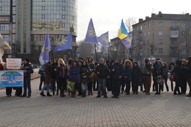 У Франківську відбулась «акція-попередження влади» (фото) — фото 5