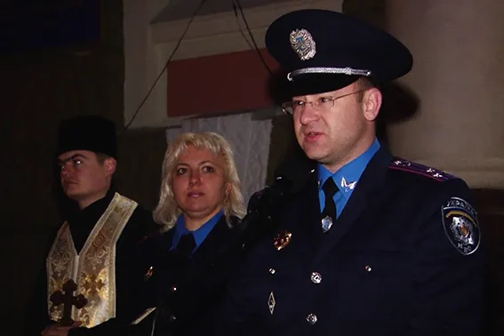 У Франківську зустрічали зведений загін правоохоронців з зони АТО (фото+відео) — фото 1