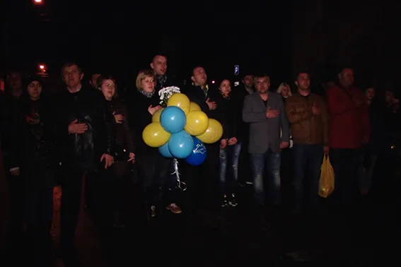 У Франківську зустрічали зведений загін правоохоронців з зони АТО (фото+відео) — фото 2