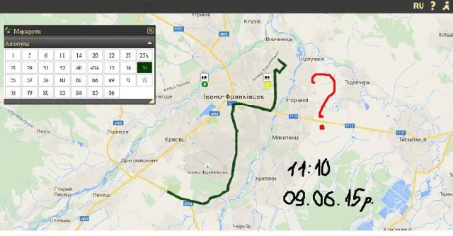 Жителі міста уже зафіксували перших водіїв франківських автобусів, які відхилилися від маршруту (фото) — фото 1