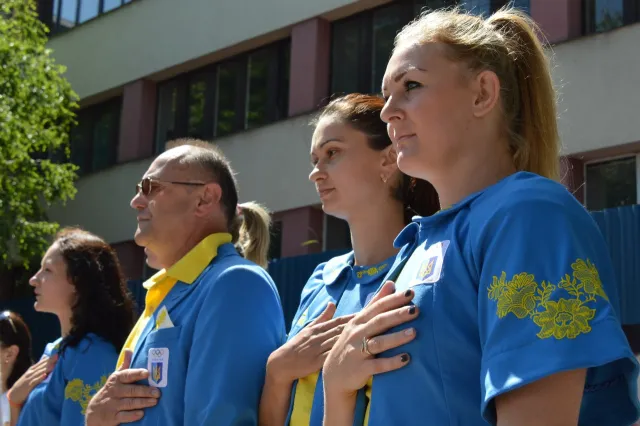 В Івано-Франківськ провели прикарпатських спортсменів на перші Європейські ігри (фото) — фото 1