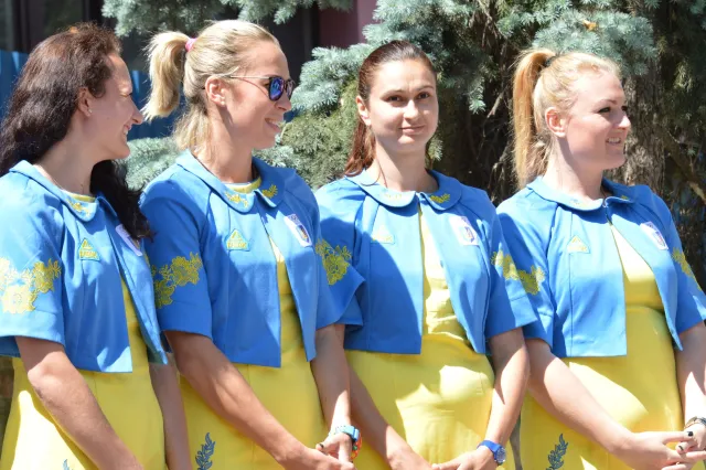 В Івано-Франківськ провели прикарпатських спортсменів на перші Європейські ігри (фото) — фото 7