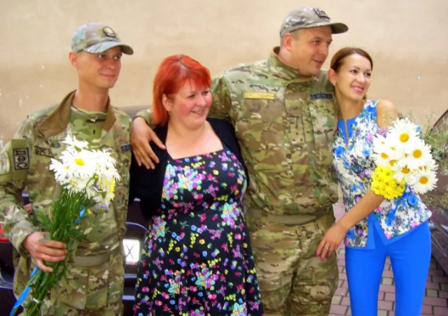 Із зона АТО повернулись франківські податківці (фото) — фото 1
