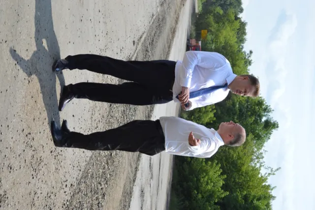 Нардепи від Прикарпаття зірвали початок ремонту дороги Мукачеве – Львів поблизу смт. Більшівці Галицького району (фото) — фото 7