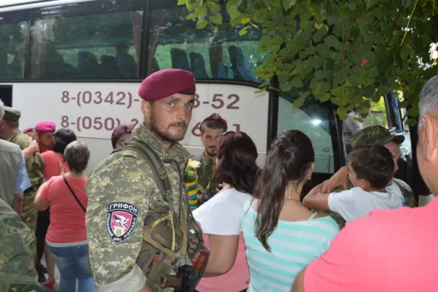 До Франківська з зони АТО повернувся зведений загін прикарпатської міліції (фото) — фото 5