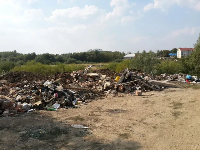 На берегах Бистриці Надвірнянської зробили сміттєзвалище (фото) — фото 1