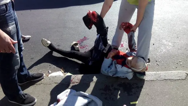 Боєць АТО з Калуша врятував пенсіонерку, яка потрапила під тролейбус (фото) — фото 2