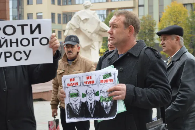 У Франківську перевізники мітингували проти нового тендеру (фото) — фото 9