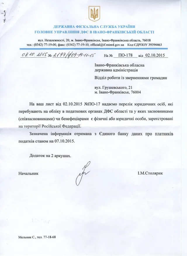 У Івано-Франківській області працюють близько сотні підприємств, які належать Росії — фото 1
