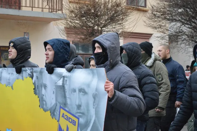 В Івано-Франківську «Азов» провів акцію «марш Справедливості» (фото+відео) — фото 13
