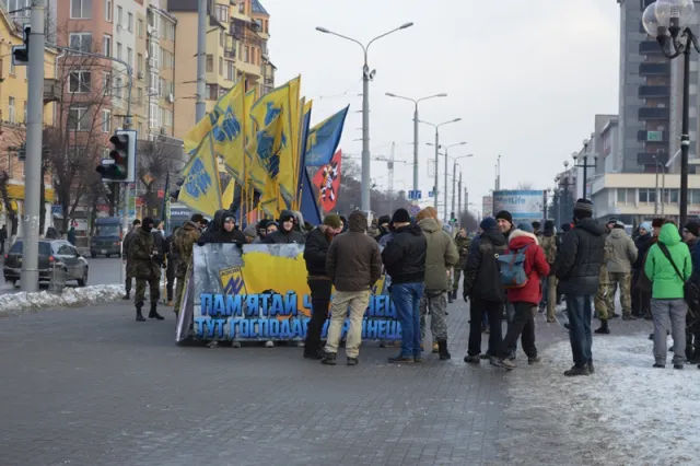 В Івано-Франківську «Азов» провів акцію «марш Справедливості» (фото+відео) — фото 3