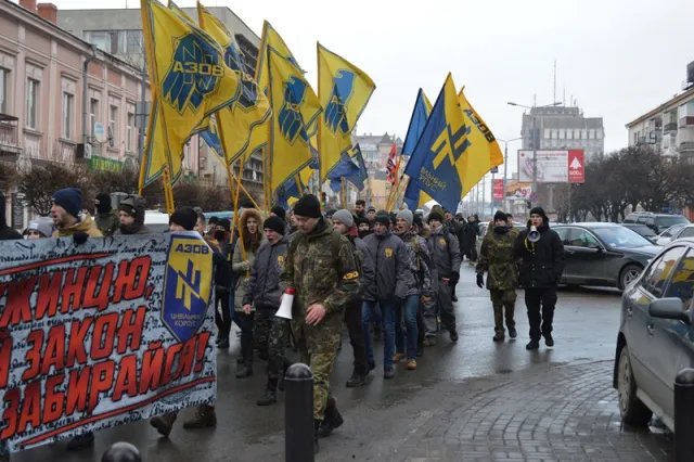 В Івано-Франківську «Азов» провів акцію «марш Справедливості» (фото+відео) — фото 7