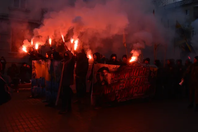В Івано-Франківську «Азов» провів акцію «марш Справедливості» (фото+відео) — фото 10