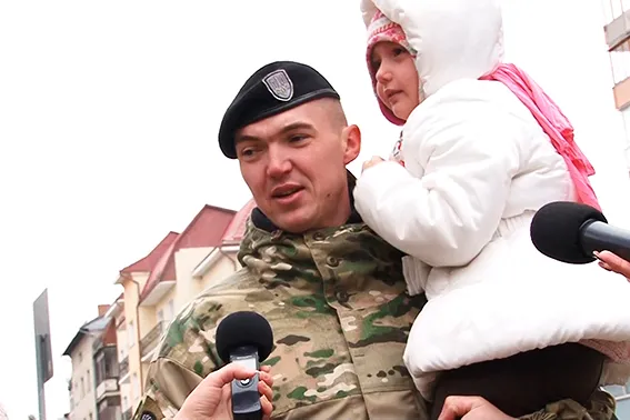Бійці батальйону «Івано-Франківськ» вирушили в зону АТО — фото 7