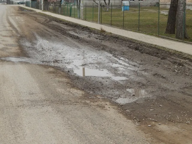 Ремонт дороги на Прикарпатті: за мільйон на дорогу перепало лише три КАМАЗи асфальту — фото 4