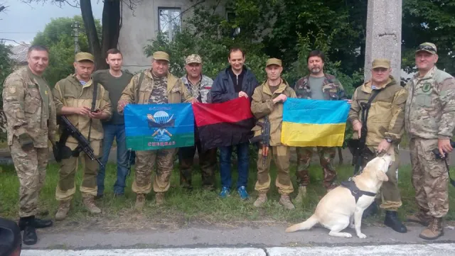Руслан Марцінків та кілька чиновників побували в зоні АТО — фото 7