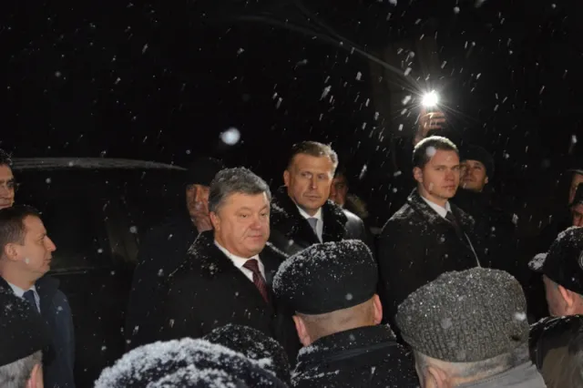 Вчора Івано-Франківськ відвідав Петро Порошенко. Він оцінив якість ремонтних робіт доріг державного значення в області — фото 14