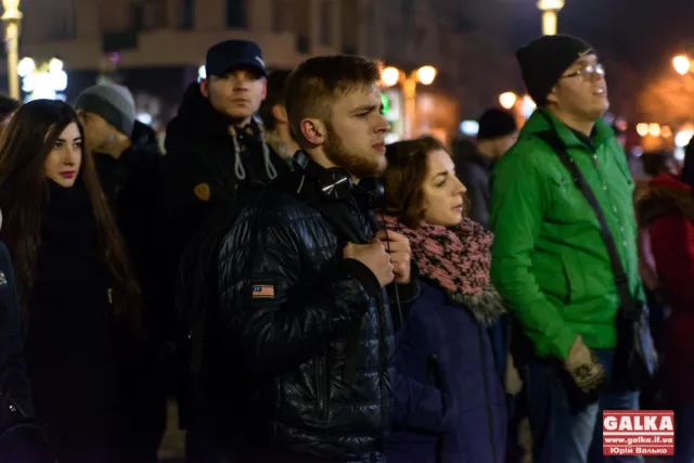 Спасибі тобі за все: на Вічевому майдані Івано-Франківська вшанували пам’ять Андрія Кузьменка — фото 6